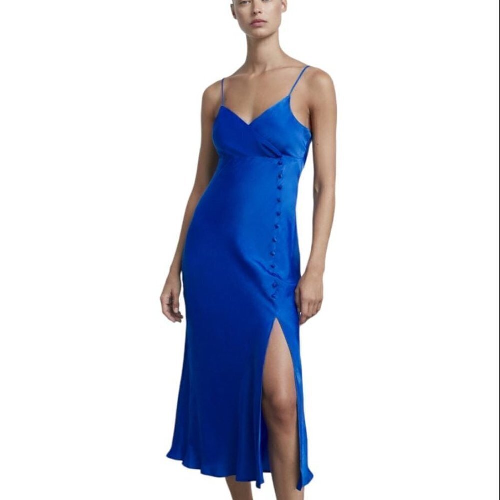 ZARA CAMISOLE DRESS WITH BUTTONS SIZE XS 3666/210/829